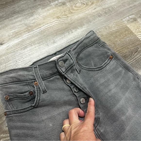 Levi's Gray Straight Leg Jeans - Picture 9 of 12
